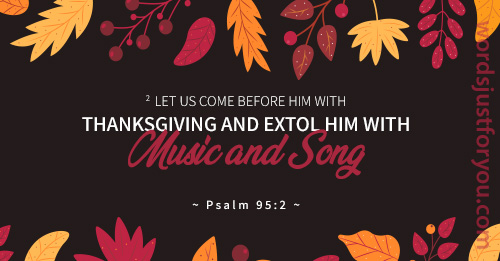 Thanksgiving Bible Verse