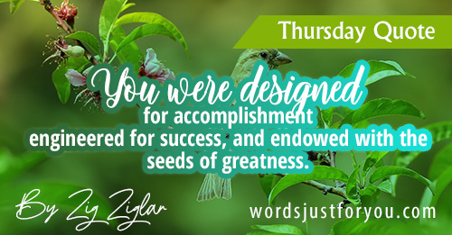 Thursday Quote By Zig Ziglar