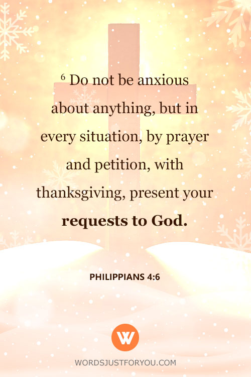 Bible Verse For New Year - Philippians 4:6
