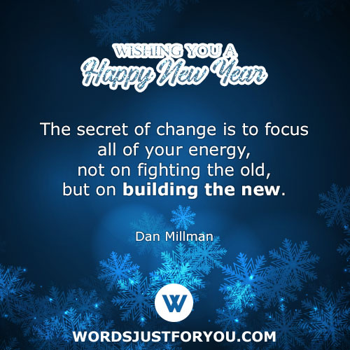 Happy New Year Quote Card