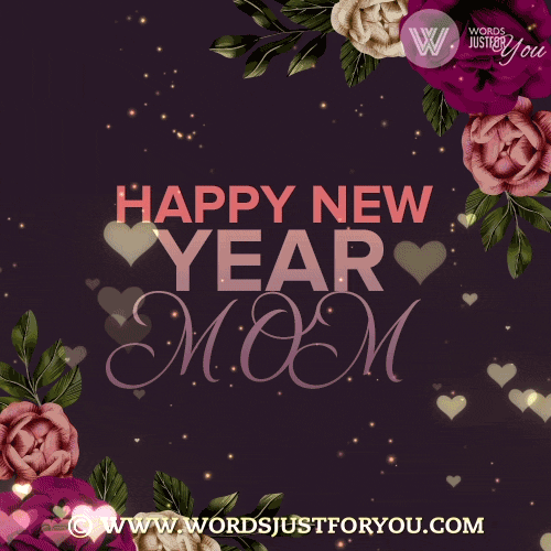 Happy New Year Mom Gif