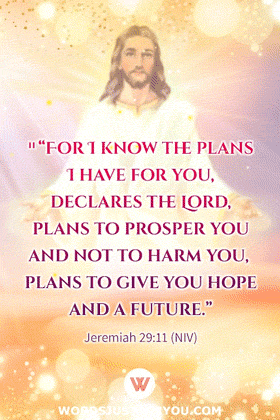 New Year Bible Verse - Jeremiah 29:11 Gif