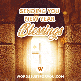 Sending You New Year Blessings Gif