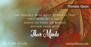 Thursday Quote