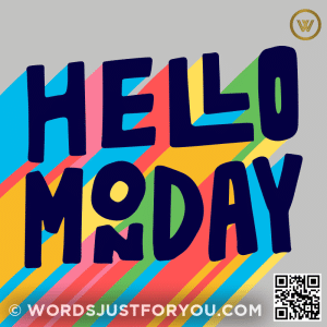 Colorful Hello Monday Gif - Monday Gif