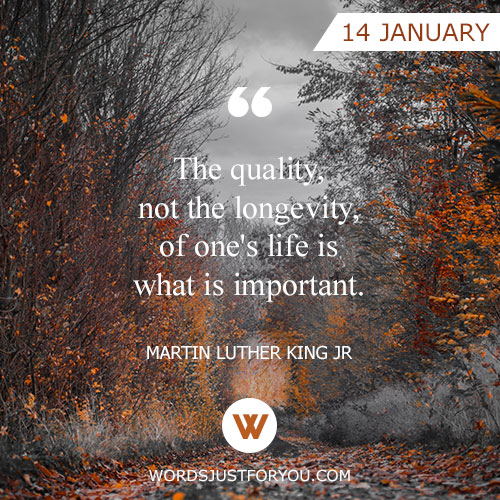 Quote For January 14