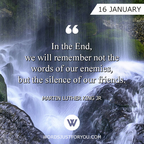 Quote For January 16
