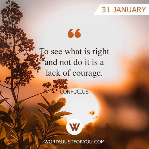 January Daily Quotes