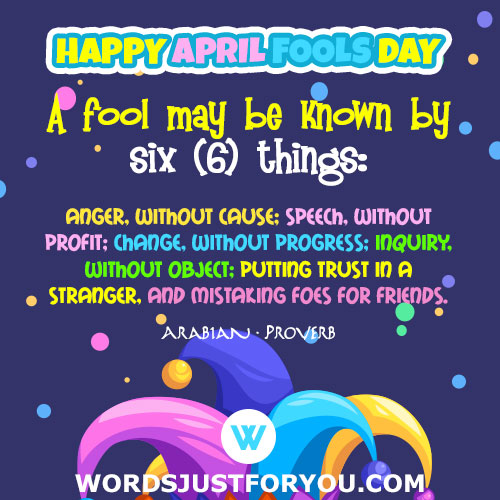 April Fools Day Quote