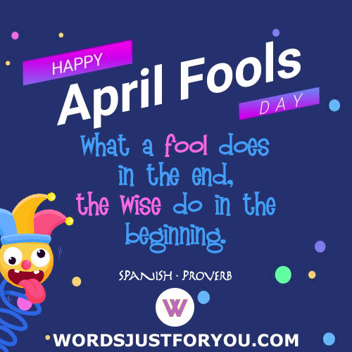 April Fools Day Quote