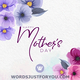 Happy Mother's Day Gif With Glitter