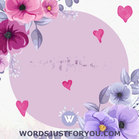 Happy Mother's Day Gif With Flowers And Hearts