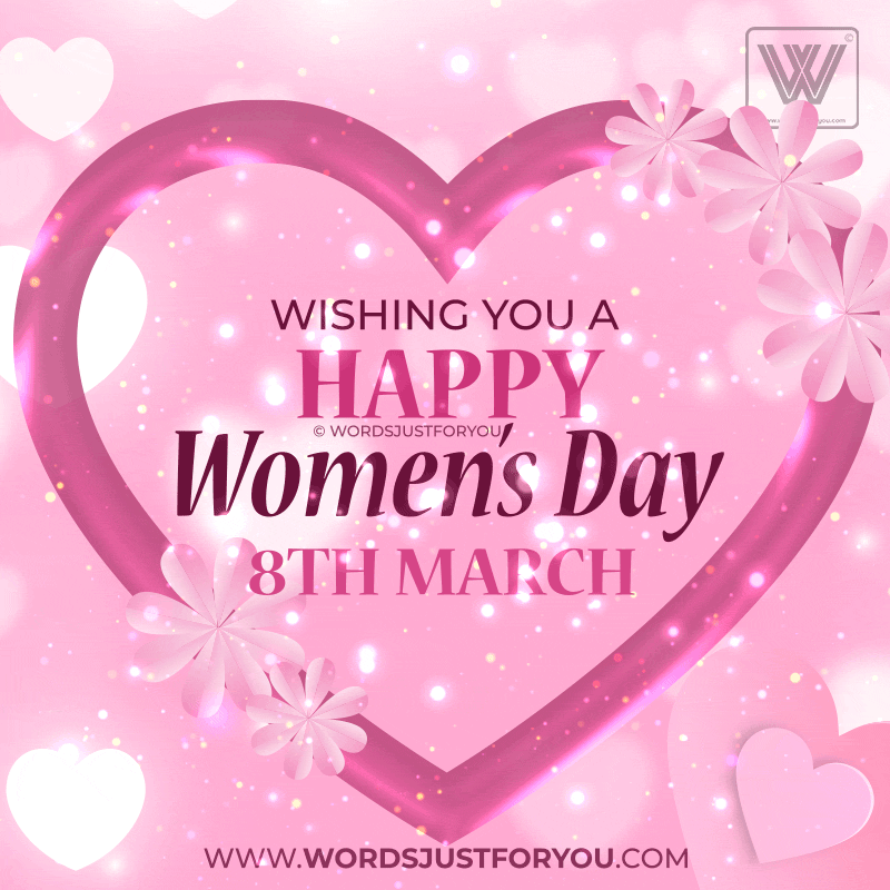 Happy Women's Day - 8Th March Gif