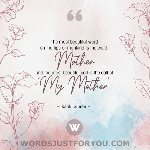 Happy Mother's Day Card With Quote