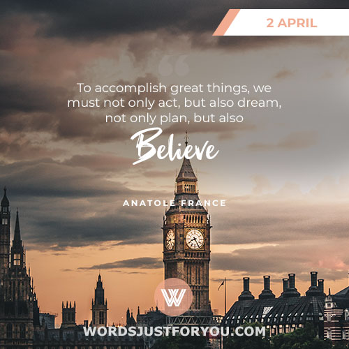 Best April Daily Quotes