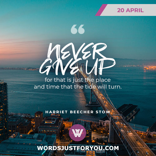 Best April Daily Quotes