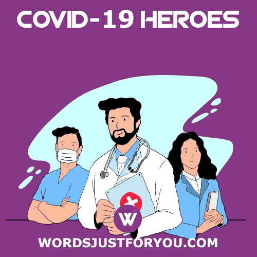 Covid 19 Heroes We Salute You Gif