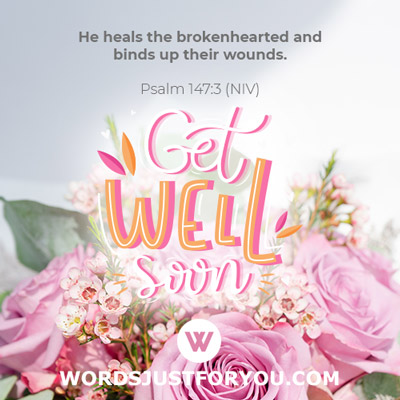 Get Well Soon Card With Bible Verse