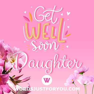 Get Well Soon Daughter Card