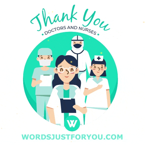 Thank You Doctors &Amp; Nurses Gif