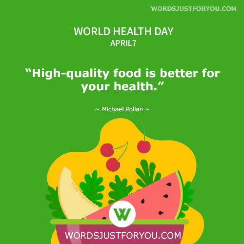 World Health Day Quote