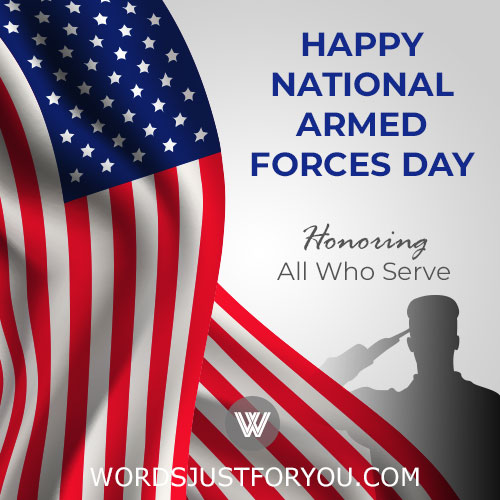 Happy National Armed Forces Day