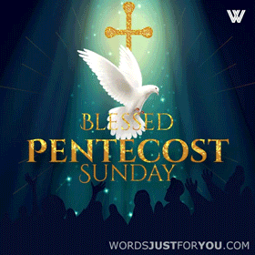 Blessed Pentecost Sunday Gif