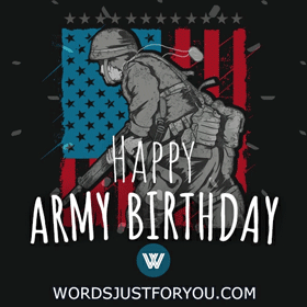 Happy Army Birthday Gif