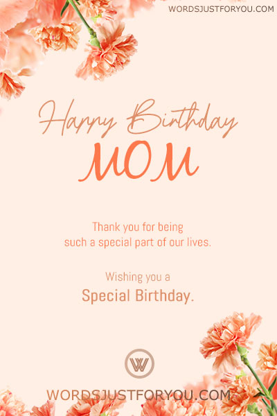 Happy Birthday Mom Card