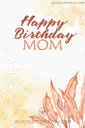 Happy Birthday Mom Gif