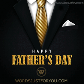 Elegant Happy Father's Day Gif
