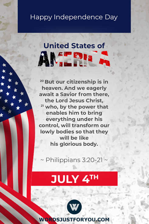 Bible Verse For 4Th Of July