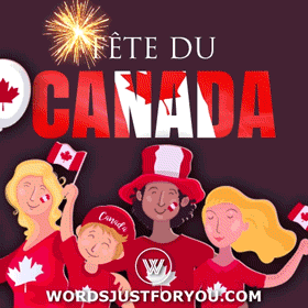 Fête Du Canada Gif