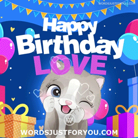 Cute Happy Birthday Gif