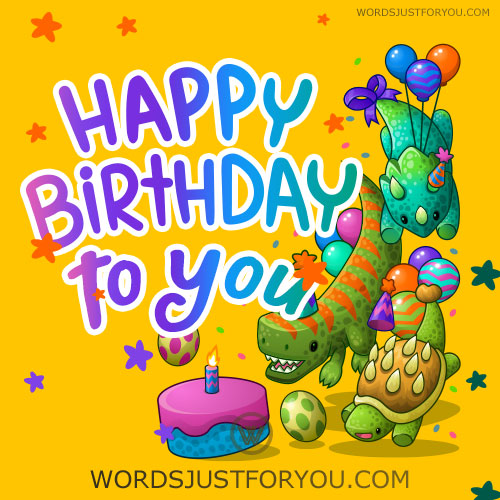 Happy Birthday Card For Kids