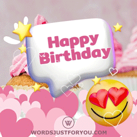 3D Happy Birthday Wishes Gif