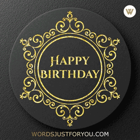 Glitter Happy Birthday Gif