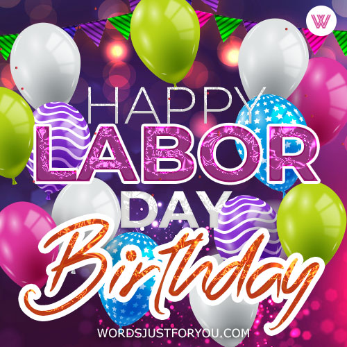Happy Labor Day Birthday Image