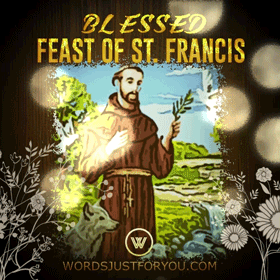 Blessed Feast Of Saint Francis Gif