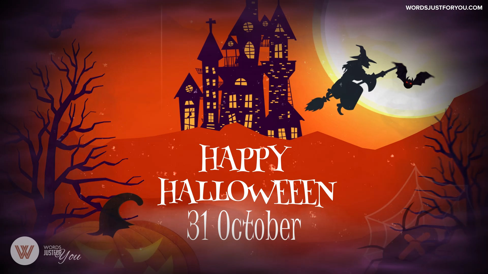 Full Hd Happy Halloween Video Greetings With Sound - 6676 2