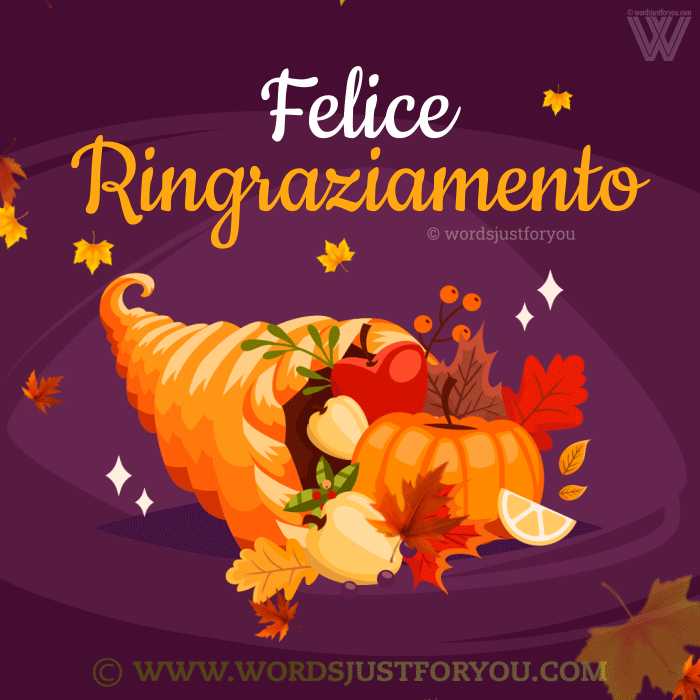 Felice Ringraziamento Gif - Happy Thanksgiving In Italian Gif