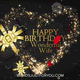 Happy Birthday Wife Gif
