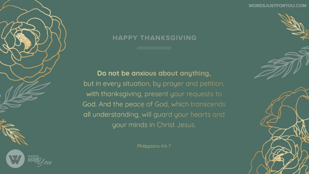 Happy Thanksgiving Bible Verse Image
