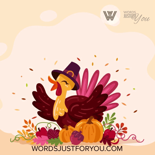 Happy Thanksgiving Gif - 6768 » WordsJustforYou.com - Free Download