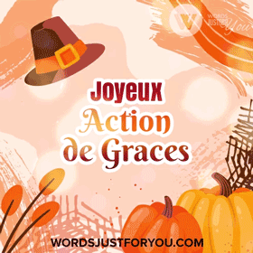 Joyeux Action De Graces Gif