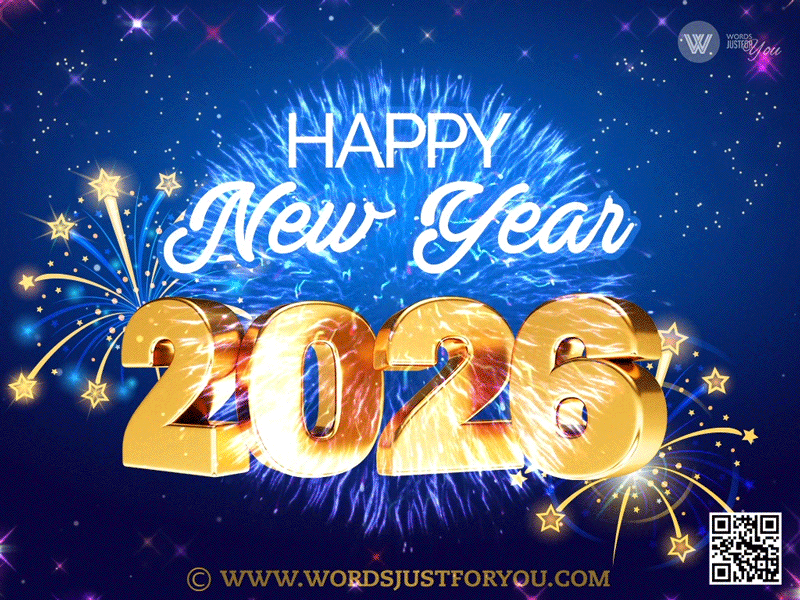 Happy New Year GIF 2026, 2026 GIF