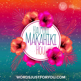 Hauʻoli Makahiki Hou Gif Happy New Year In Hawaiian Gif