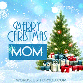 Merry Christmas Mom Gif