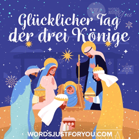 Glücklicher Tag Der Drei Könige Gif