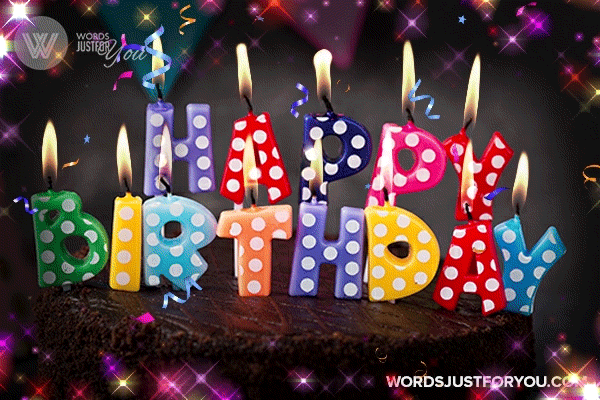 Happy Birthday Candles Gif
